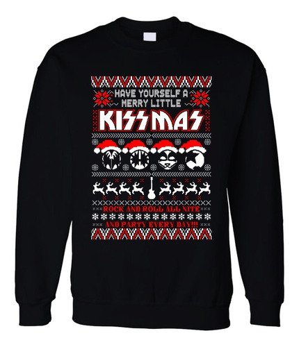 Sudadera Anime Navidad Ugly Christmas Sweater Kissmas 01