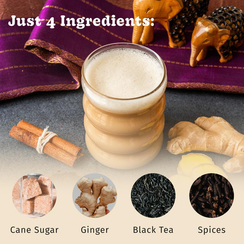 Té Concentrado Bhakti Chai Original, Jengibre Orgánico 946ml