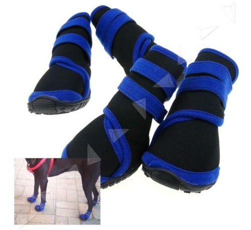 4pcs Para Mascotas Perro Protector Lluvia Botas Impermeabili