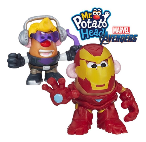 Cara De Papa Figuras Heroes Marvel Vengadores / Copomania 