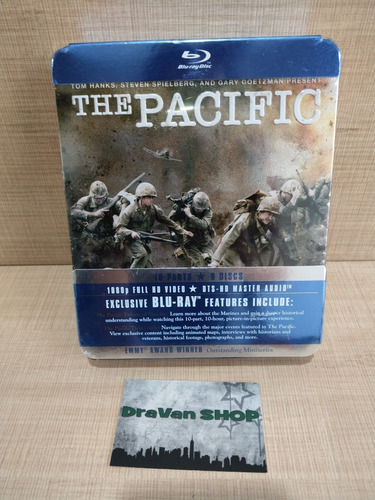 The Pacific Estuche Metálico Película Blu Ray Tom Hanks 