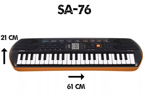 Teclado Infantil Casio SA76 44 Teclas - Infolaser Instrumentos Musicais