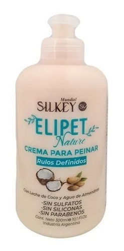  Elipet Nature Crema Para Peinar Rulos Definidossilkey 300ml