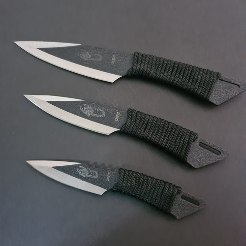 Imagen 4 de 4 de Kunai Cuchillo De Lanzar X 3 Unidades Scorpion Shuriken