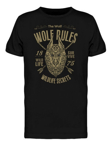 Las Reglas Del Lobo En El Mundo Salvaje Camiseta De Hombre