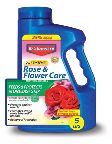 Biadvanced  Granulos 2&1  Para El Cuidado De Rosas Y Flores