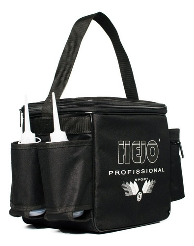 Bolsa Massagista Futebol Profissional Hejo Média Preta Cor Preto