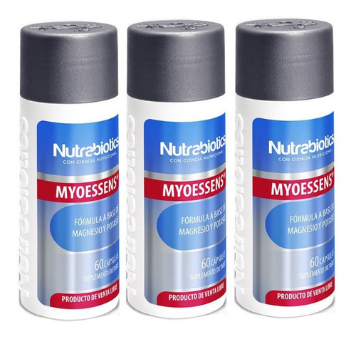 X3 Myoessens Nutrabiotics X 60 - Unidad a $1167