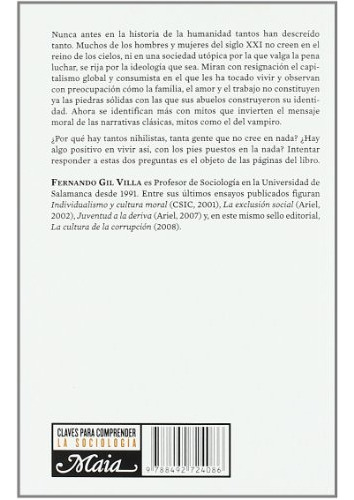 Libro Nihilistas. La Ilusión De Vivir Sin Ilusiones De Gil V