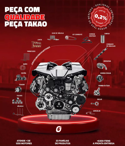 Jg Casquilho Fixo Std Vw Amarok 2.0 16v Turbo 2011 2012 2013