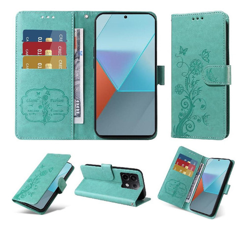 Funda Abatible For Xiaomi Redmi Note 13 Pro 5g Con Ranuras
