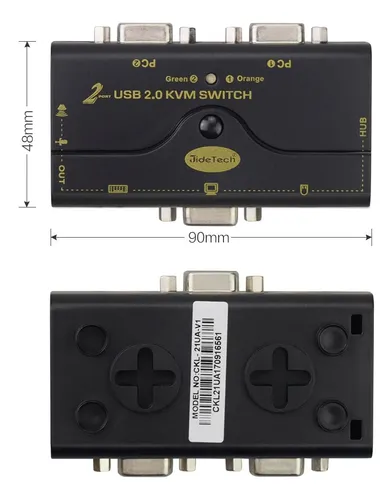 Conmutador Kvm Vga / Hdmi De 2/4 Puertos