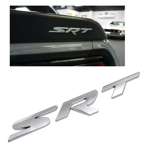 Emblema Srt Trasero Adherible Dodge Challenger Charger Nitro