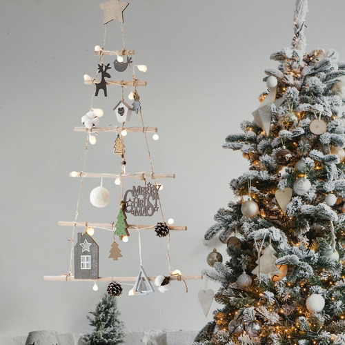 Decoración De Ramas De Árbol De Navidad, Letreros