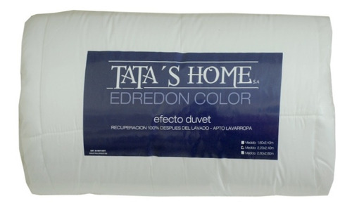 Imagen 2 de 3 de Edredon Acolchado 1 Plaza 1/2 Excelente Calidad Efecto Duvet
