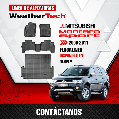 Alfombras Weathertech Mitsubishi Montero  Sport  2009 A 2015