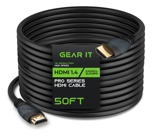 Gearit Pro Series - Cable Hdmi De 50 Pies, Cable Hdmi De Alt