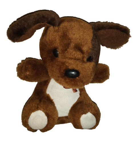 Peluche Perrito Marrón 16 Cm - Impecable!