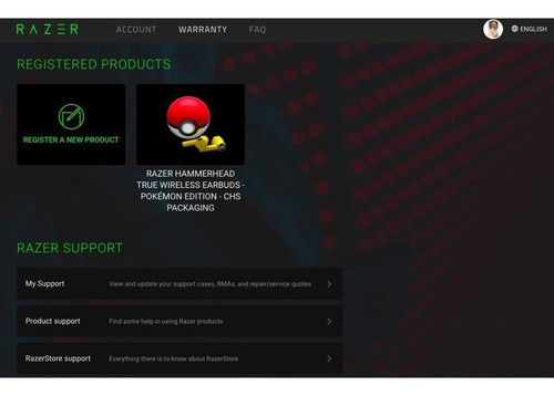 Sq Audífonos Inalámbricos Pokémon New Razer Hammerhead True