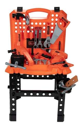 Mesa Herramientas De Juguete Black+decker 100 Piezas