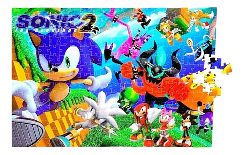 Rompecabezas Super Sonic Lost World Nintendo Wii 300 Piezas