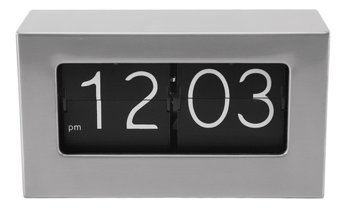 Relógio De Mesa Flip Relógio Giratório Automático 12h