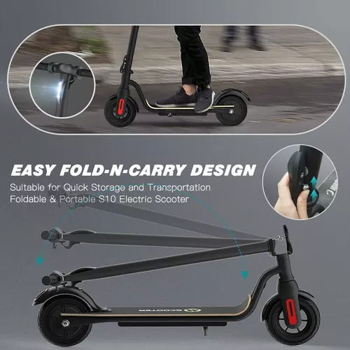 Megawheels Patinete Eléctrico Adulto Plegable Aluminio Scooter electrico