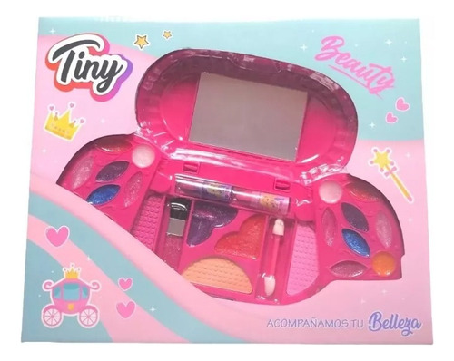 Set De Maquillaje Tiny Make Up Espejo Labial Sombras