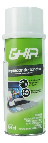 Limpiador De Pantalla Ghia Para Circuitos Y Tarjetas 454 Ml