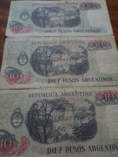 Argentina 10 Pesos Argentinos Año 1983 Serie A Y B (12)