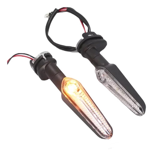 Luz Intermitente P/ Moto Compatible C/ Yamaha En Color Ámbar