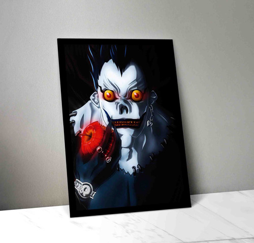 Cuadro Death Note 03 Madera & Vidrio (35x47)