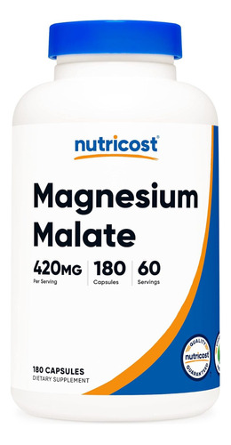 Malato Magnesio Nutricost 420mg