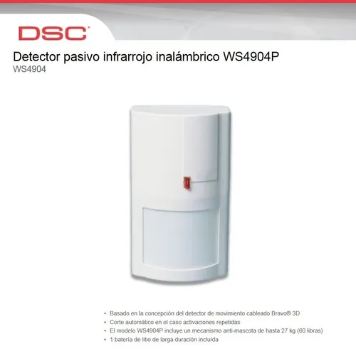 Kit Alarma Dsc Scw-9045 Autonoma E Inalámbrica + Bx-n80
