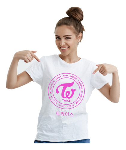 Remera Twice - Cuello Redondo Manga Corta Unisex - K-pop