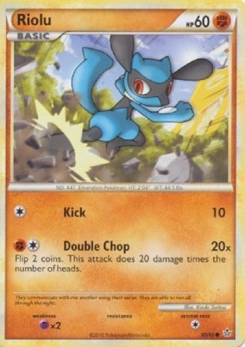 Riolu 60/95 Comun Pokemon Tcg