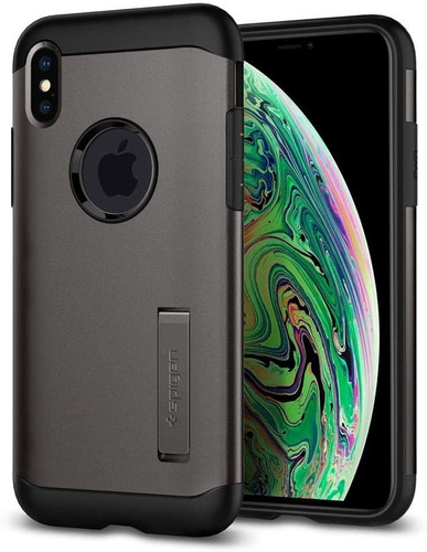 Apple iPhone XS Max Spigen Slim Armor Carcasa Protector Case