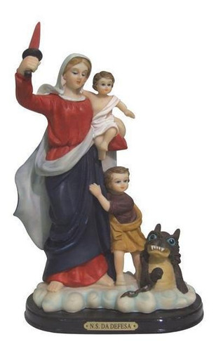 Escultura Nossa Senhora Da Defesa 27cm