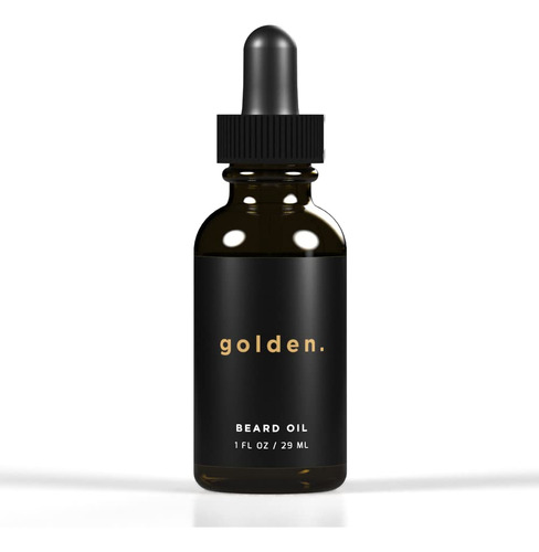 Golden Grooming Co. Aceite Natural Para Barba Para Hombres, 