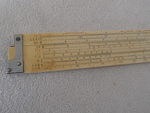 Regla De Cálculo Pickett 4081-3 Vintage Con Funda (Usado)