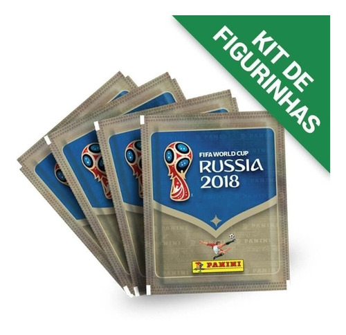 Kit 12 Envelopes De Figurinhas Copa Russia 2018