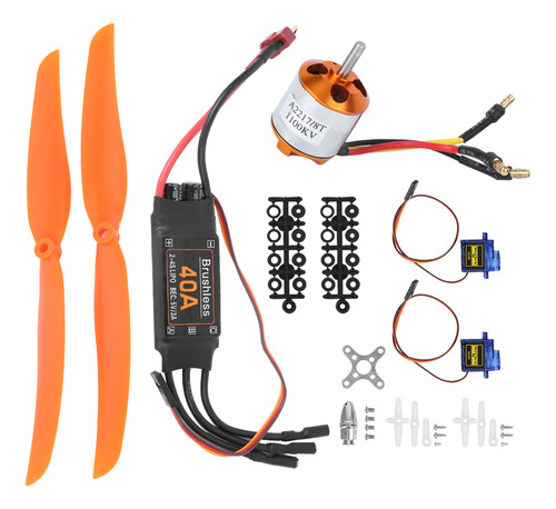 Motor Sin Escobillas A2217 1100kv 40a Esc Sg90 9g Micro Serv