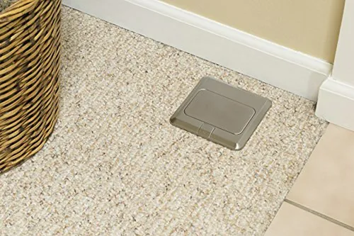 Caja De Piso Con Tomas Eléctricas Y Usb.