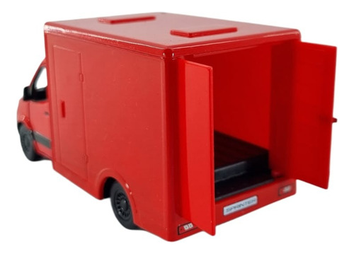 Mercedes-benz Sprinter Esc. 1:48 Colores A Elegir Kinsmart Rojo