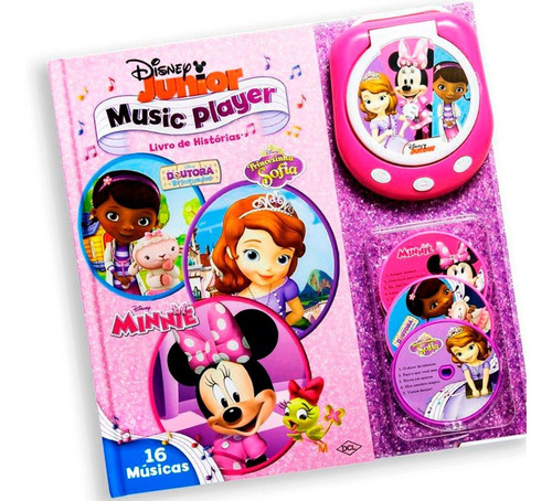 Livro Music Player Livro De Histórias - Disney Junior Dcl