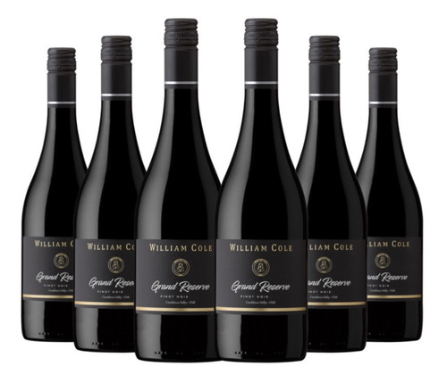 6 Vinos William Cole Gran Reserva Pinot Noir