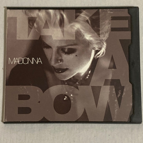 Madonna / Take A Bow Cd Maxi  1994 Usa Digipak Impecable