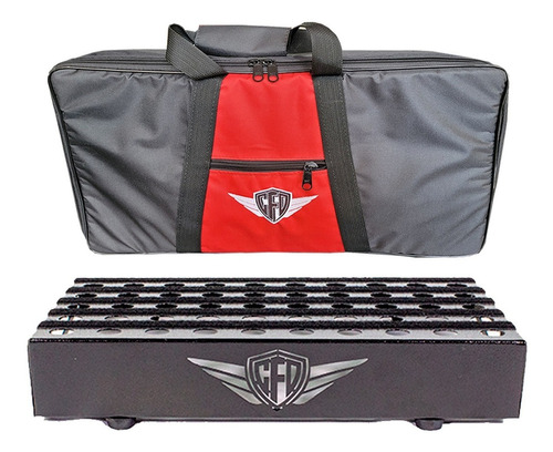 Pedalboard Style 40x25 Com Bag Cor Preto