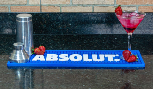 Barmat Vodka Absoult Tapete Escorredor De Copos E Drinks