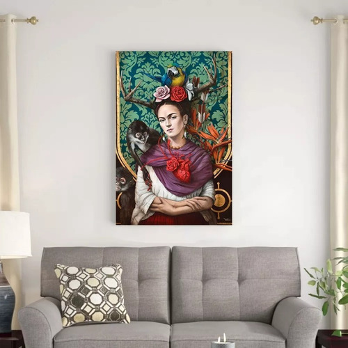 Pintura De Diamantes Frida Kahlo Arte Mexicano Moderno